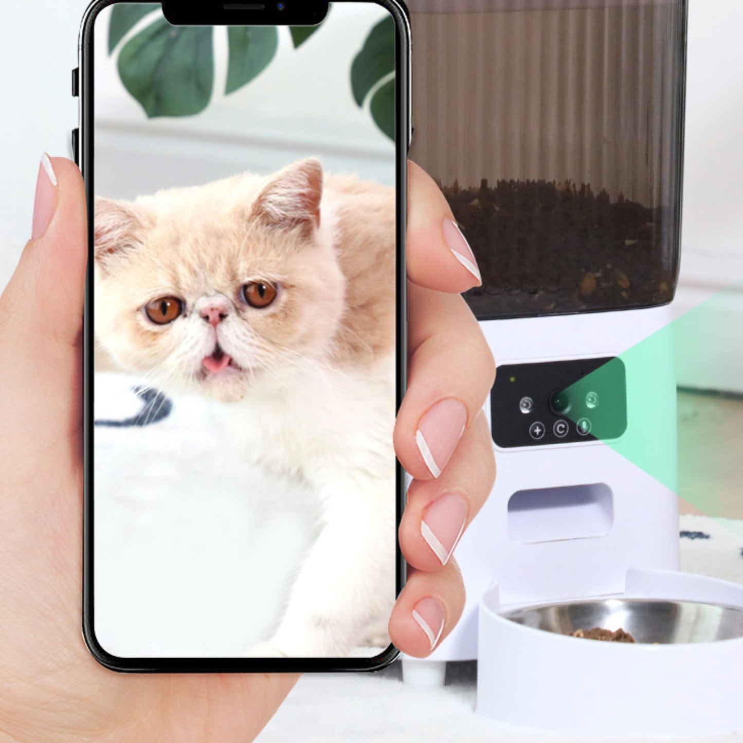 Automatic Cat Feeder With Wi-Fi& Camera