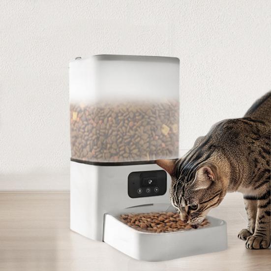 6L Large Capacity Smart Pet Feeder with Video Camera