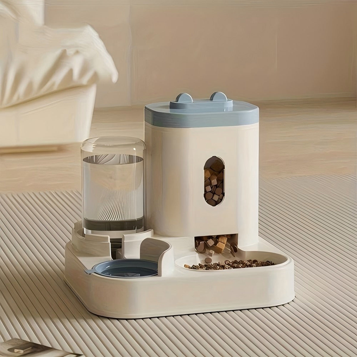 Gravity Pet Feeder with Water Dispenser