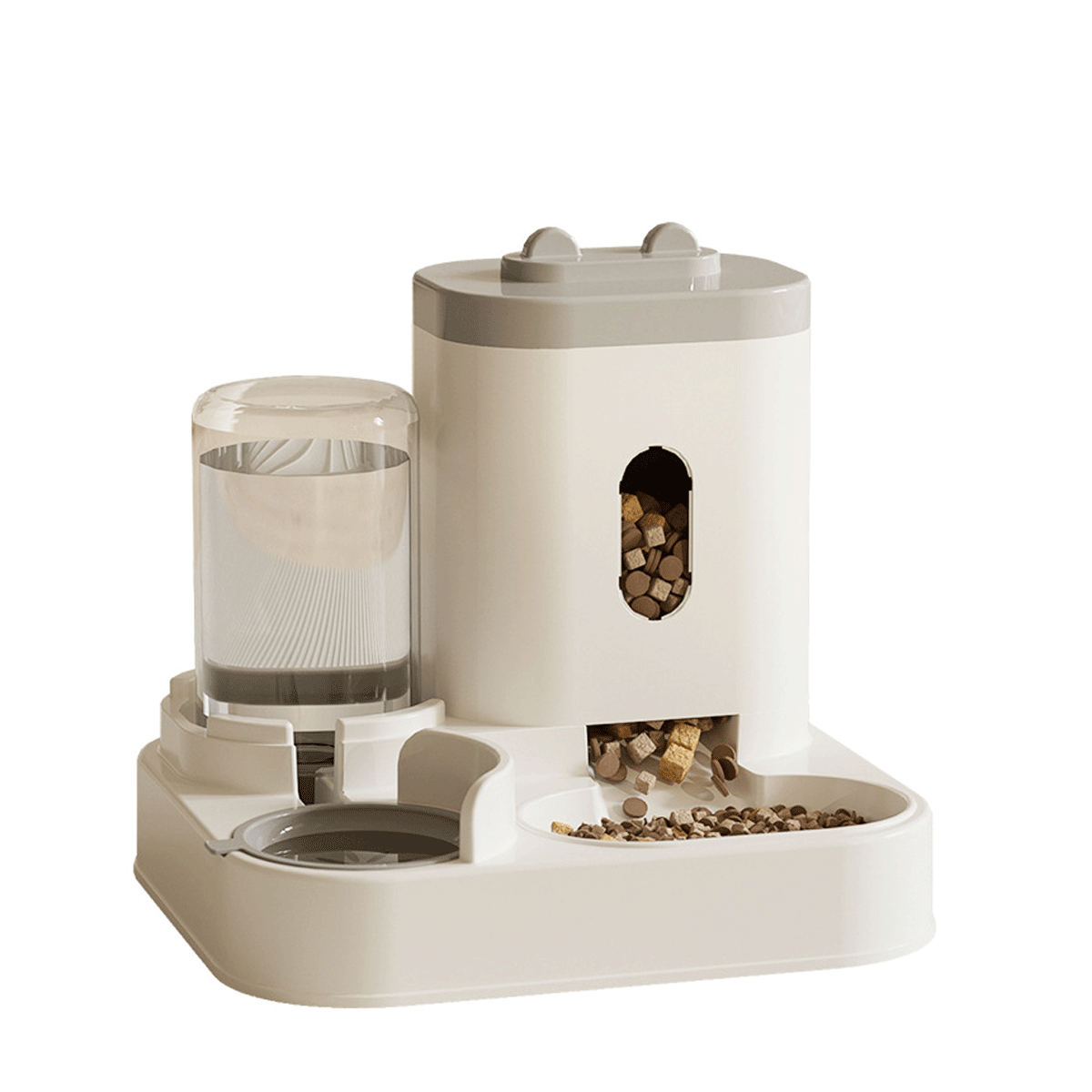 Gravity Pet Feeder with Water Dispenser