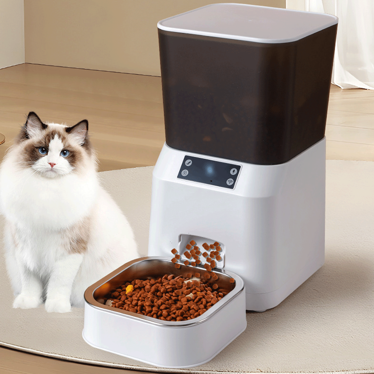 Automatic Cat Feeder With Wi-Fi& Camera