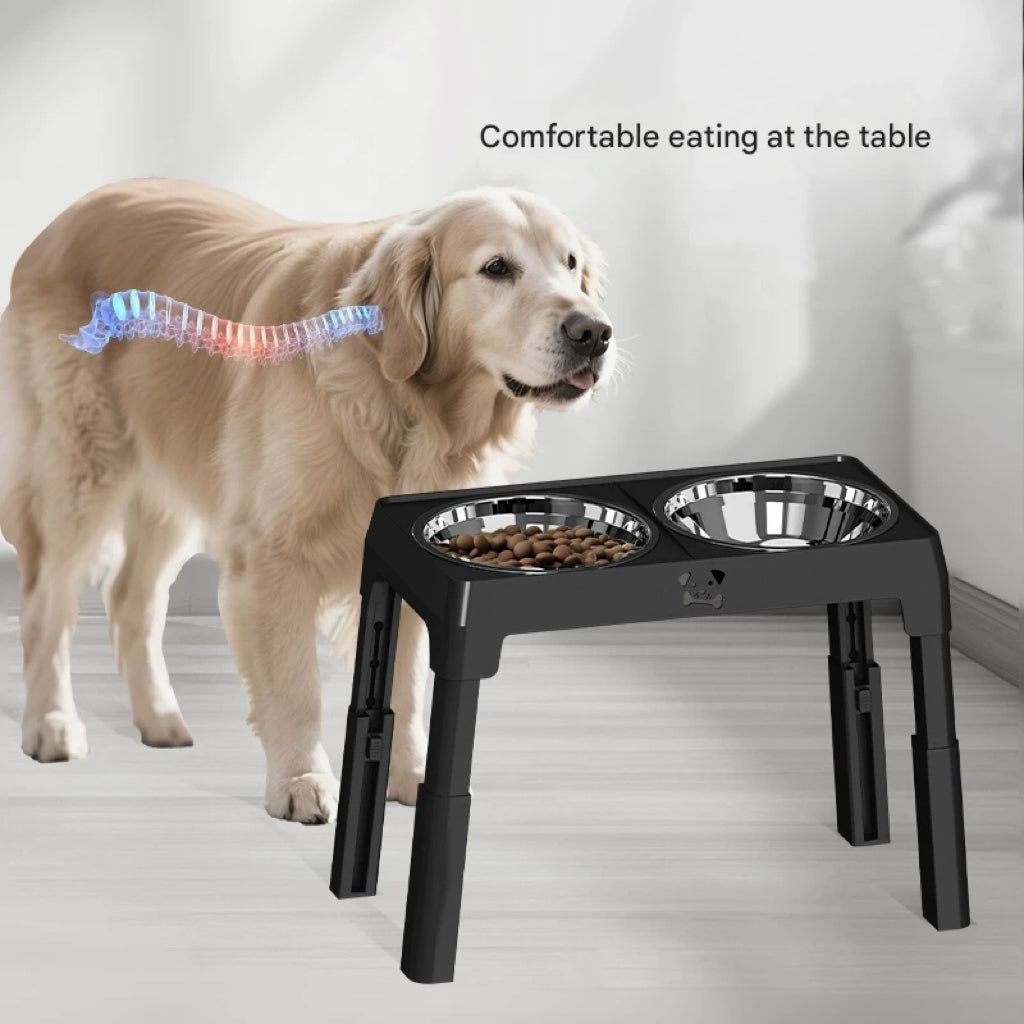 Adjustable Elevated Dog Feeder
