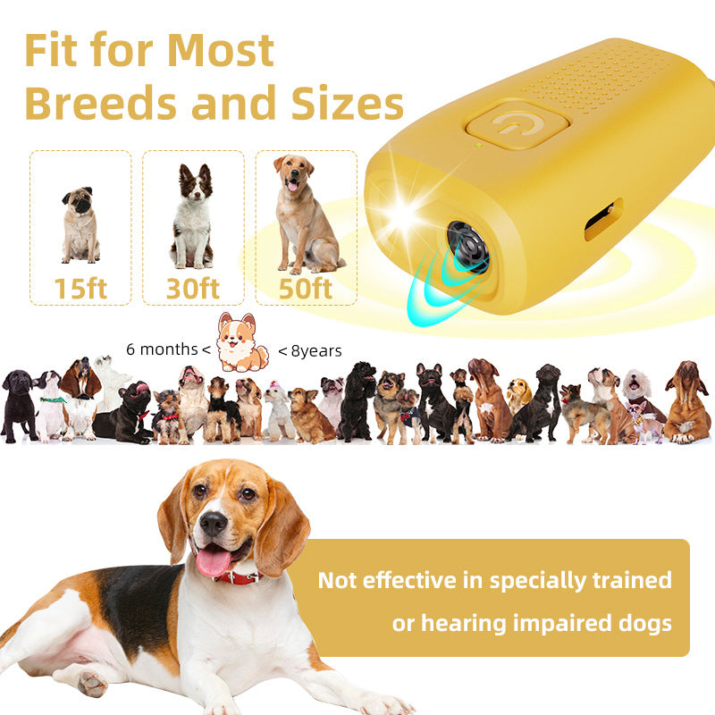 Mini Ultrasonic Dog Repellent, Portable Dog Training Device