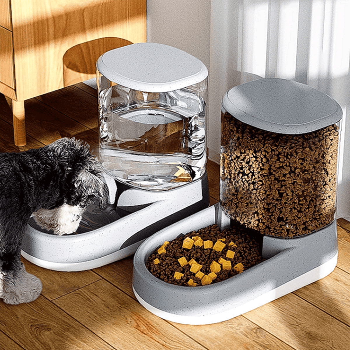 Gravity Dog Feeder And Water Fountain