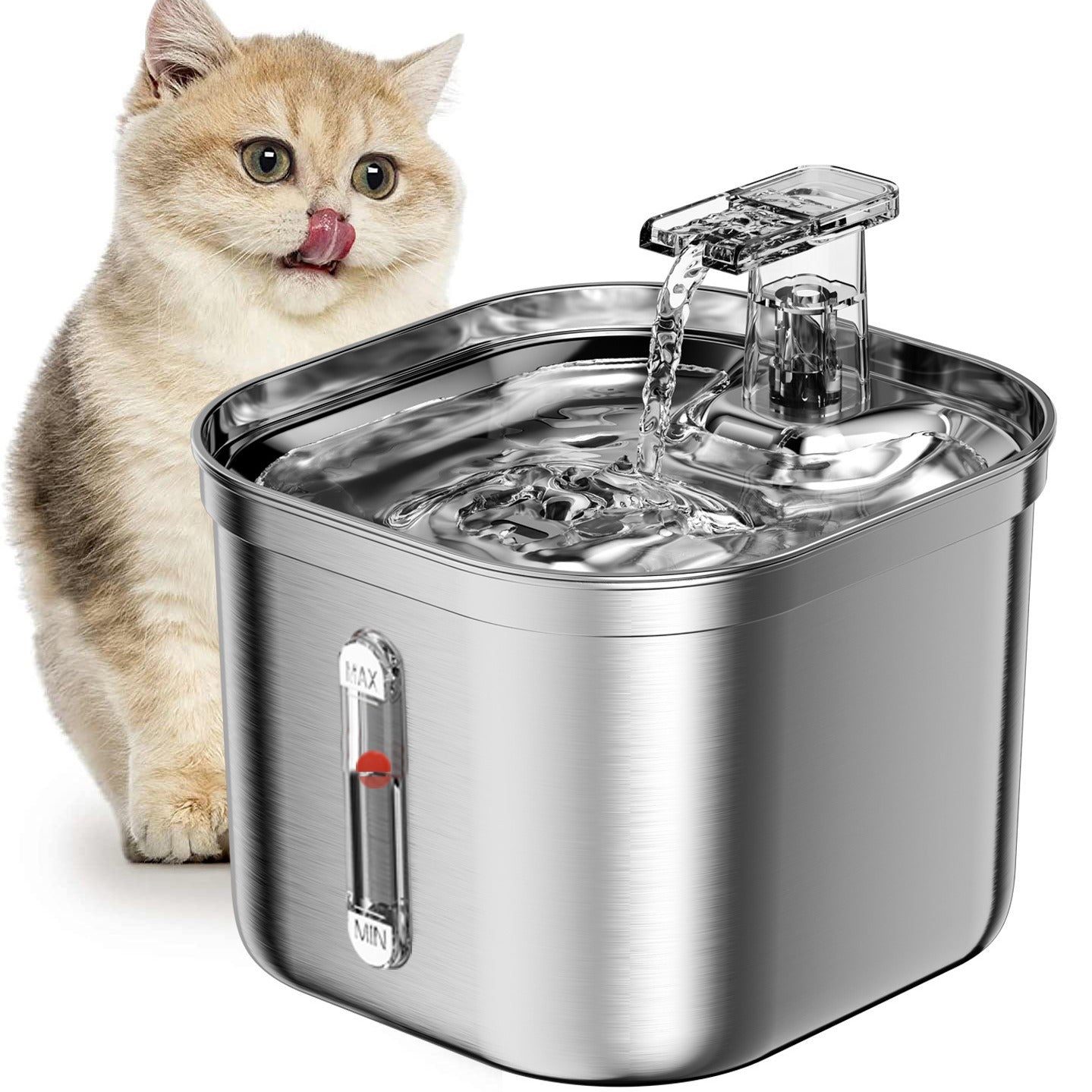Stainless Steel Cat Water Fountain