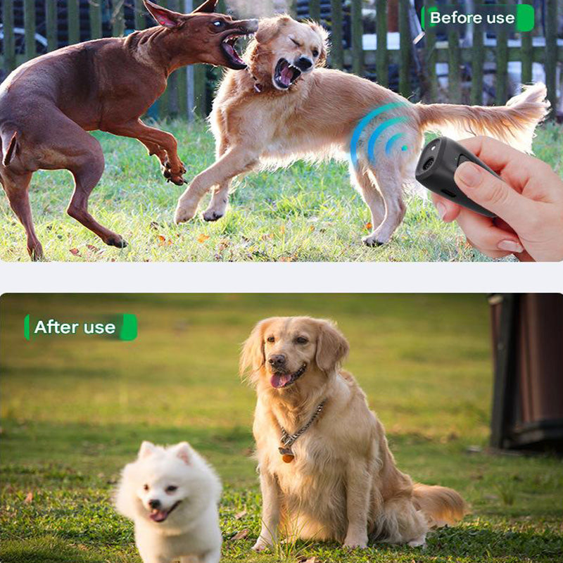 Mini Ultrasonic Dog Repellent, Portable Dog Training Device