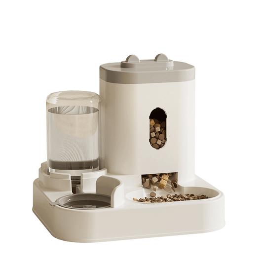 Gravity Pet Feeder with Water Dispenser