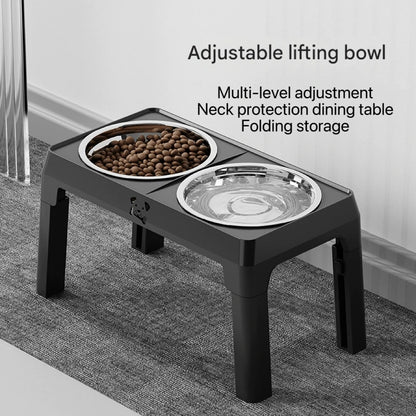 Adjustable Elevated Dog Feeder