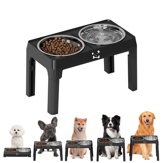 Adjustable Elevated Dog Feeder